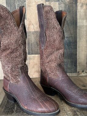 Acme Vintage Tall Bullhide Mule Ear Cowboy Boots